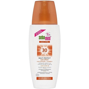 SebaMed Sun Care SPF30 opalovací sprej vysoká ochrana 150 ml