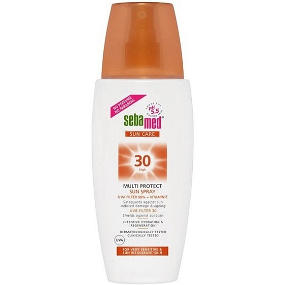 SebaMed Sun Care SPF30 opalovací sprej vysoká ochrana 150 ml