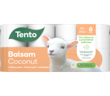Ten Balsam Coconut z kokosowym mlekiem perfumowany papier toaletowy 142 arkuszy 3 warstwowy 8 rolek