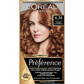 L'oreal Paris Préférence farba do włosów, jasny kasztan 6.35 L'oreal Paris Préférence farba do włosów, jasny kasztan 6.35