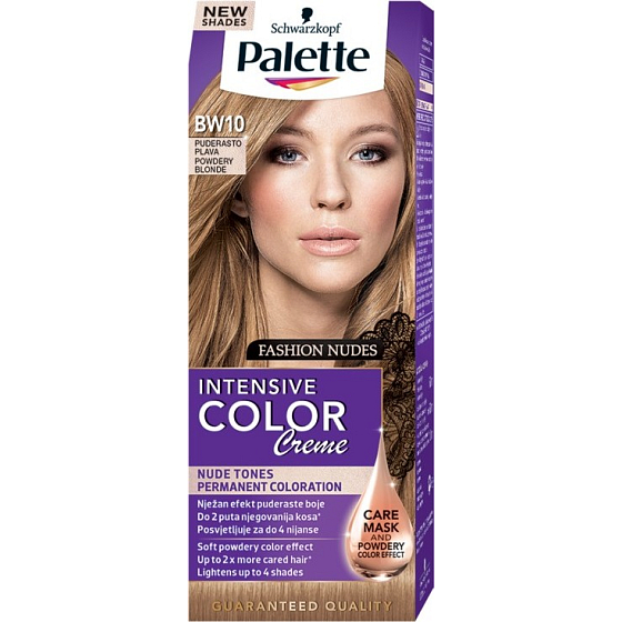 Schwarzkopf Palette Intensive Color Creme barva na vlasy BW10 Pudrově plavý