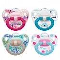 Nuk Classic Happy Days silikonové šidítko 6-18 měsíců Box