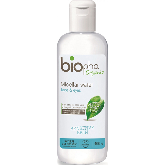 Biopha Micelární voda na obličej i oči pro citlivou pleť 400 ml