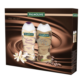 Palmolive Gourmet Vanilla Pleasure sprchový gel 250 ml + Gourmet Coffee Love sprchový gel 250 ml, kosmetická sada Palmolive Gourmet Vanilla Pleasure sprchový gel 250 ml + Gourmet Coffee Love sprchový gel 250 ml, kosmetická sada