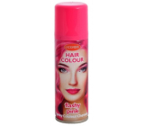 Zmywalny kolorowy lak do włosów Różowy 125 ml spray
