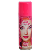 Zmywalny kolorowy lak do włosów Różowy 125 ml spray