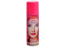 Zmywalny kolorowy lak do włosów Różowy 125 ml spray