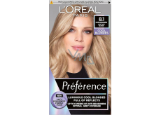 L'oreal Paris Préférence Cool Blondes farba do włosów, Kopenhaga, jasny popielaty blond 8.1