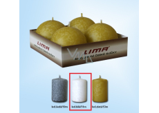 Lima Lodowe Białe Świeczki Kule 60 mm 4 sztuki