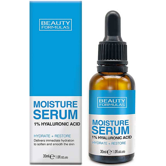 Beauty Formulas Moisture Serum hydratační sérum s kyselinou hyaluronovou 30 ml