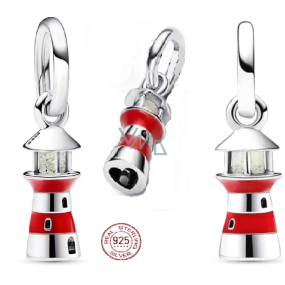 Charm Srebrny 925 Latarnia świecąca w ciemności, zawieszka na bransoletkę symbol Charm Srebrny 925 Latarnia świecąca w ciemności, zawieszka na bransoletkę symbol