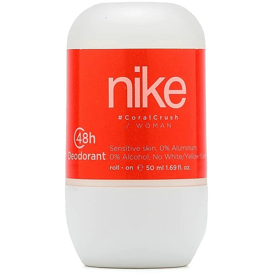 Nike Coral Crush Woman kuličkový deodorant roll-on pro ženy 50 ml