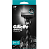 Gillette Mach3 Charcoal golarka + 2 wkłady zapasowe dla mężczyzn