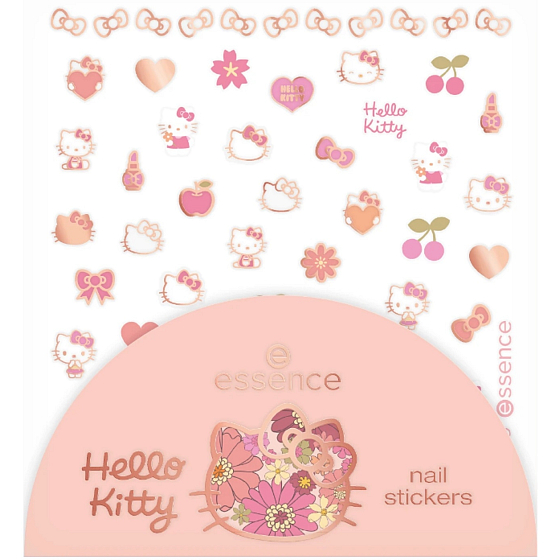 Essence Hello Kitty nálepky na nehty 01 Life's Better With Besties 63 kusů