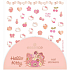 Essence Hello Kitty nálepky na nehty 01 Life's Better With Besties 63 kusů