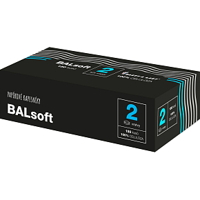 BALsoft 2-warstwowe chusteczki papierowe w pudełku, 150 szt.