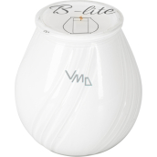 B-lite świeca ogrodowa w szkle, biała, 120 g