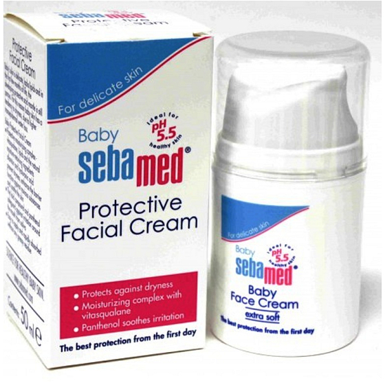 SebaMed Baby Pleťový ochranný krém pro děti 50 ml