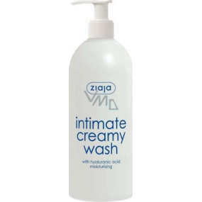 Ziaja Intima Kwas hialuronowy nawilżający krem do higieny intymnej dozownik 500 ml