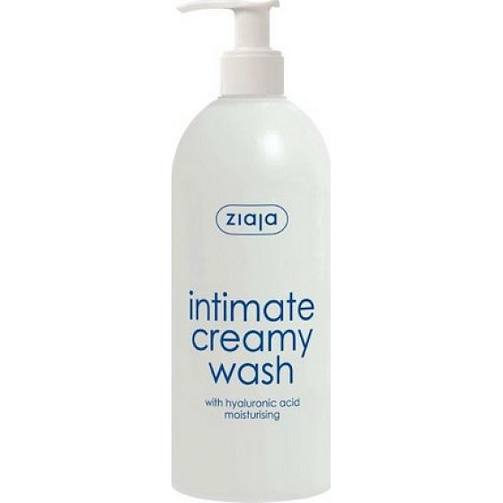 Ziaja Intima Kwas hialuronowy nawilżający krem do higieny intymnej dozownik 500 ml