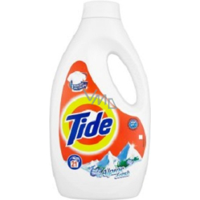 Tide Alpine Fresh tekutý prací prášek na bílé a stálobarevné prádlo 21 dávek 1,365 l
