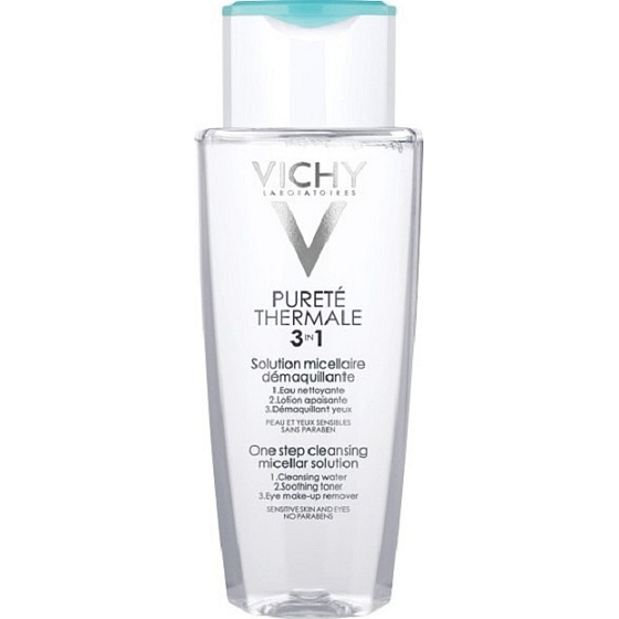Vichy Pureté Thermale 3v1 Micelární voda 200 ml