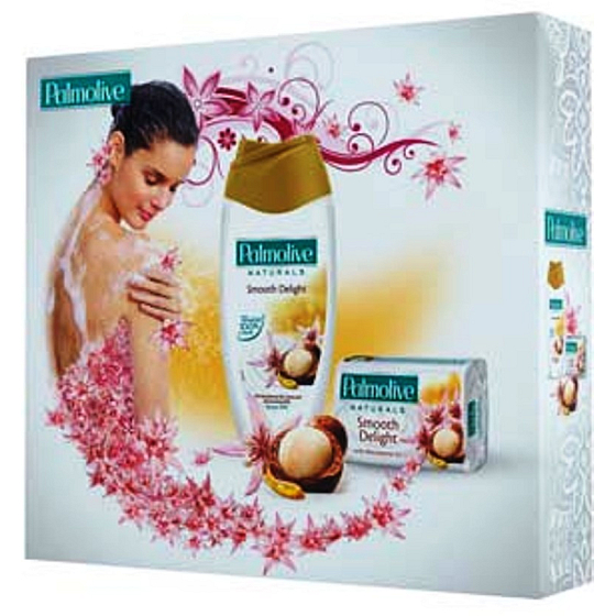 Palmolive Naturals Macadamia sprchový gel 250 ml + Naturals Macadamia tuhé mýdlo 90 g, kosmetická sada