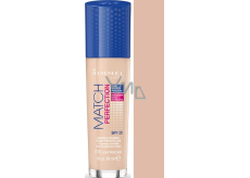 Rimmel London Match Perfection Foundation SPF20 podkład 010 Light Porcelain 30 ml