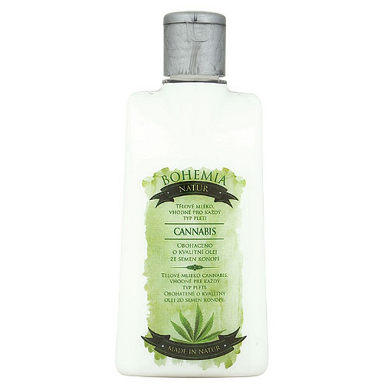 Bohemia Gifts Cannabis Konopný olej tělové mléko 200 ml