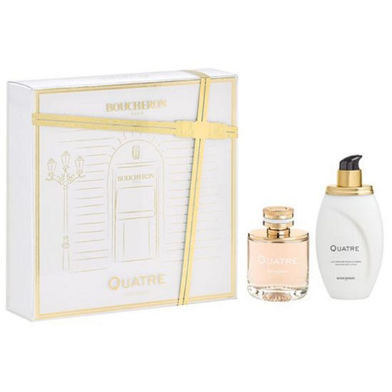 Boucheron Quatre Femme parfémovaná voda 100 ml + tělové mléko 200 ml, dárková sada