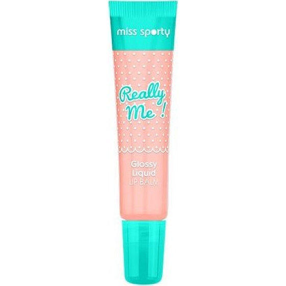 Miss Sporty Really Me! Glossy Liquid Lip Balm balzám na rty 003 Really Apricot 10,5 ml