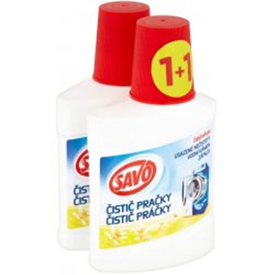 Savo Citron čistič pračky 2 x 250 ml