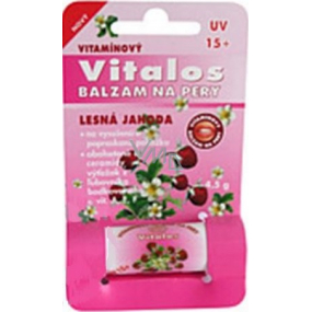 Vitalos Lesní jahoda vitamínový UV+15 balzám na rty 4,5 g Vitalos Lesní jahoda vitamínový UV+15 balzám na rty 4,5 g