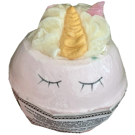Bomb Cosmetics Ostatni jednorożec - The Last Unicorn Musująca kula do kąpieli 160 g