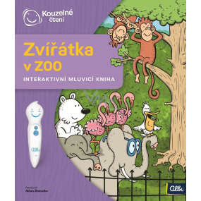 Albi Magiczne czytanie interaktywna mówiąca książka Zwierzątka w ZOO, wiek 2+