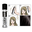 Colorwin Sprej na krytí šedin a odrostů Černá 75 ml