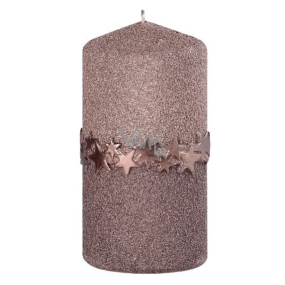 Arome Hvězdný pásek svíčka hnědá válec 60 x 120 mm 260 g