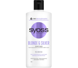 Syoss Blonde & Silver odżywka do włosów meliryzowanych, blond i siwych 440 ml