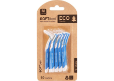 Soft Dent Eco szczoteczka międzyzębowa zakrzywiona M 0,6 mm 10 sztuk