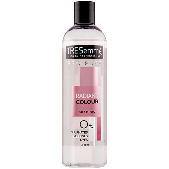 TRESemmé Pro Pure Radiant Colour szampon do włosów farbowanych 380 ml