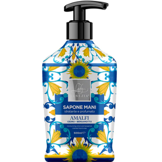 Lady Venezia Amalfi Cedro & Bergamotto - Cedr i bergamot płynne mydło 500 ml dozownik