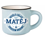Albi Espresso kubek Matěj - Świetny facet z sercem bohatera 45 ml