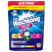 Der Waschkönig Color gelové kapsle na praní barevného prádla 32 kusů 608 g
