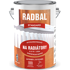 Radbal Standard S2119 farba do grzejników, biała, 4 l