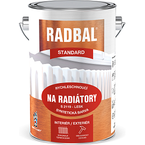 Radbal Standard S2119 farba do grzejników, biała, 4 l