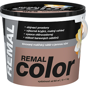 REMAL Color farba malarska na ścianę 280 Frappé, 5 + 1 kg