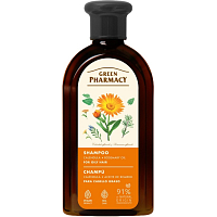 Green Pharmacy szampon do włosów tłustych z nagietkiem i rozmarynem 350 ml