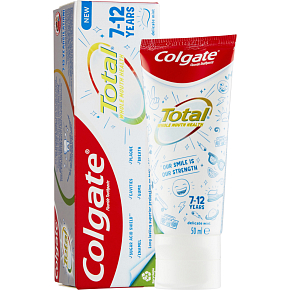 Colgate pasta do zębów Total Junior 7-12 lat, 50 ml