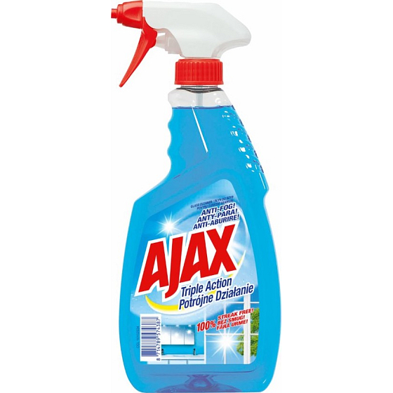 Ajax Triple Action Anti-Fog Skla čisticí prostředek rozprašovač 500 ml