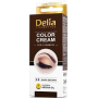 Delia Cosmetics Color Cream barvící krém na obočí 3.0 Tmavě hnědá 15 ml + 15 ml